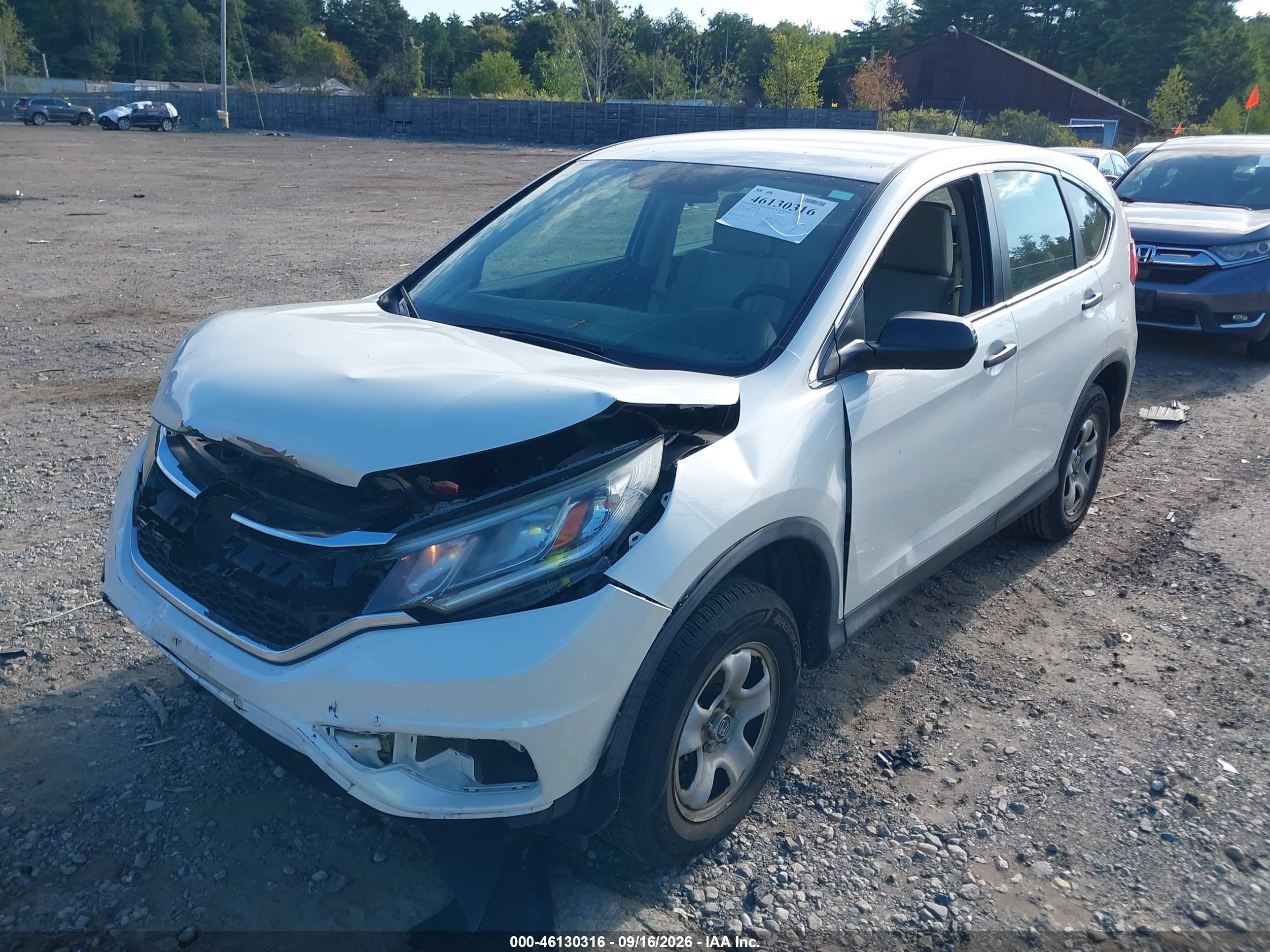 2016 HONDA CR-V LX — I2