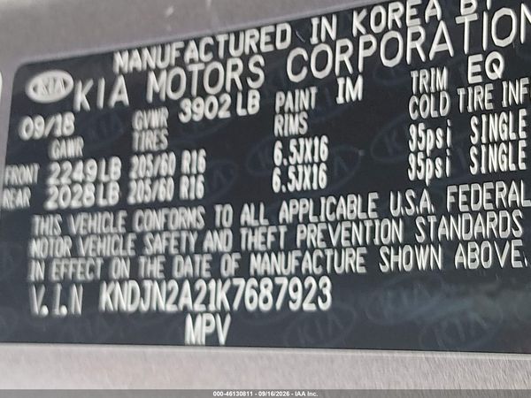 2019 KIA SOUL Base — I9