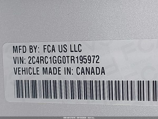 2026 CHRYSLER PACIFICA LIMITED — I9