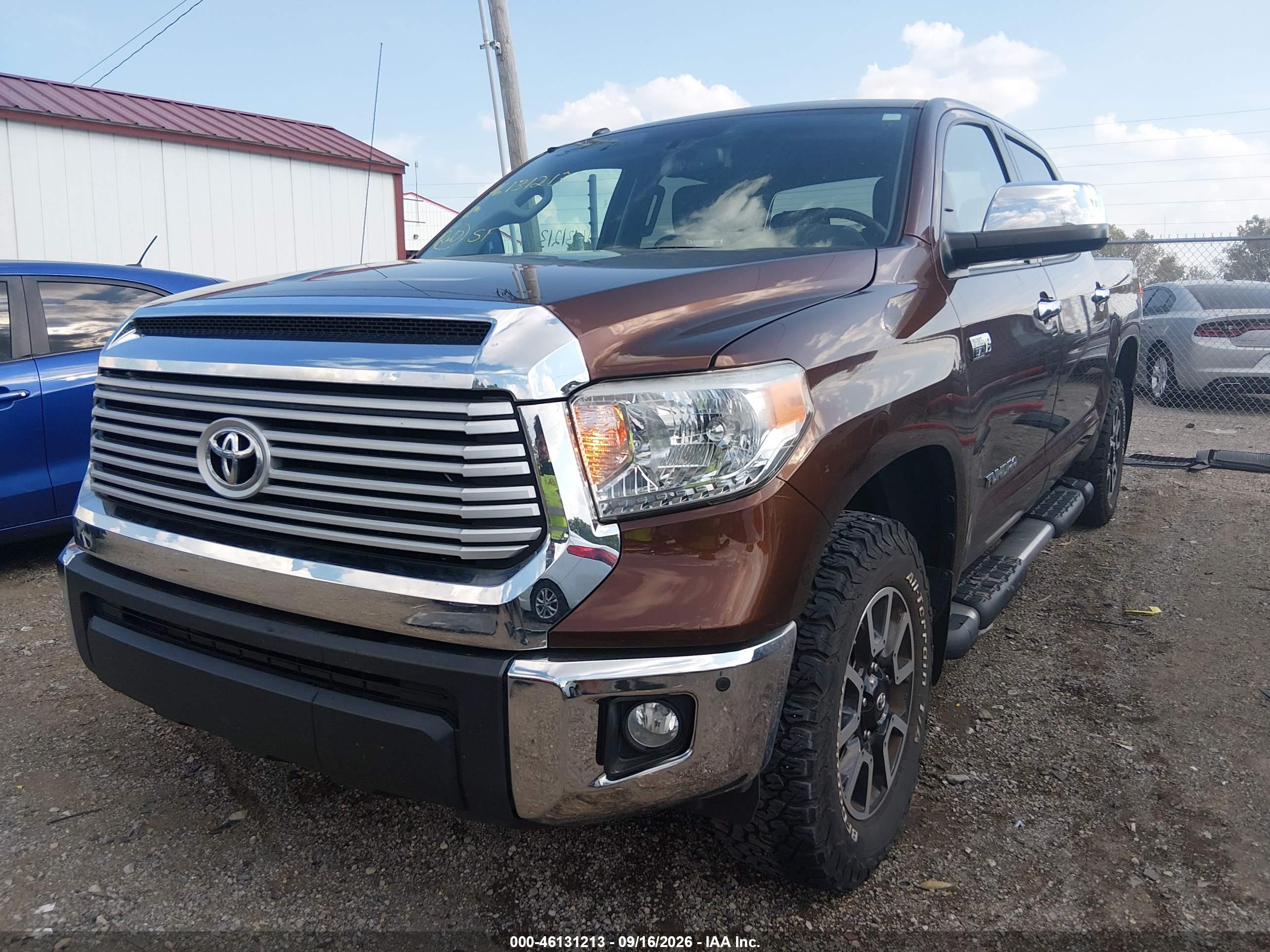 2017 TOYOTA TUNDRA LIMITED 5.7L V8 — I2