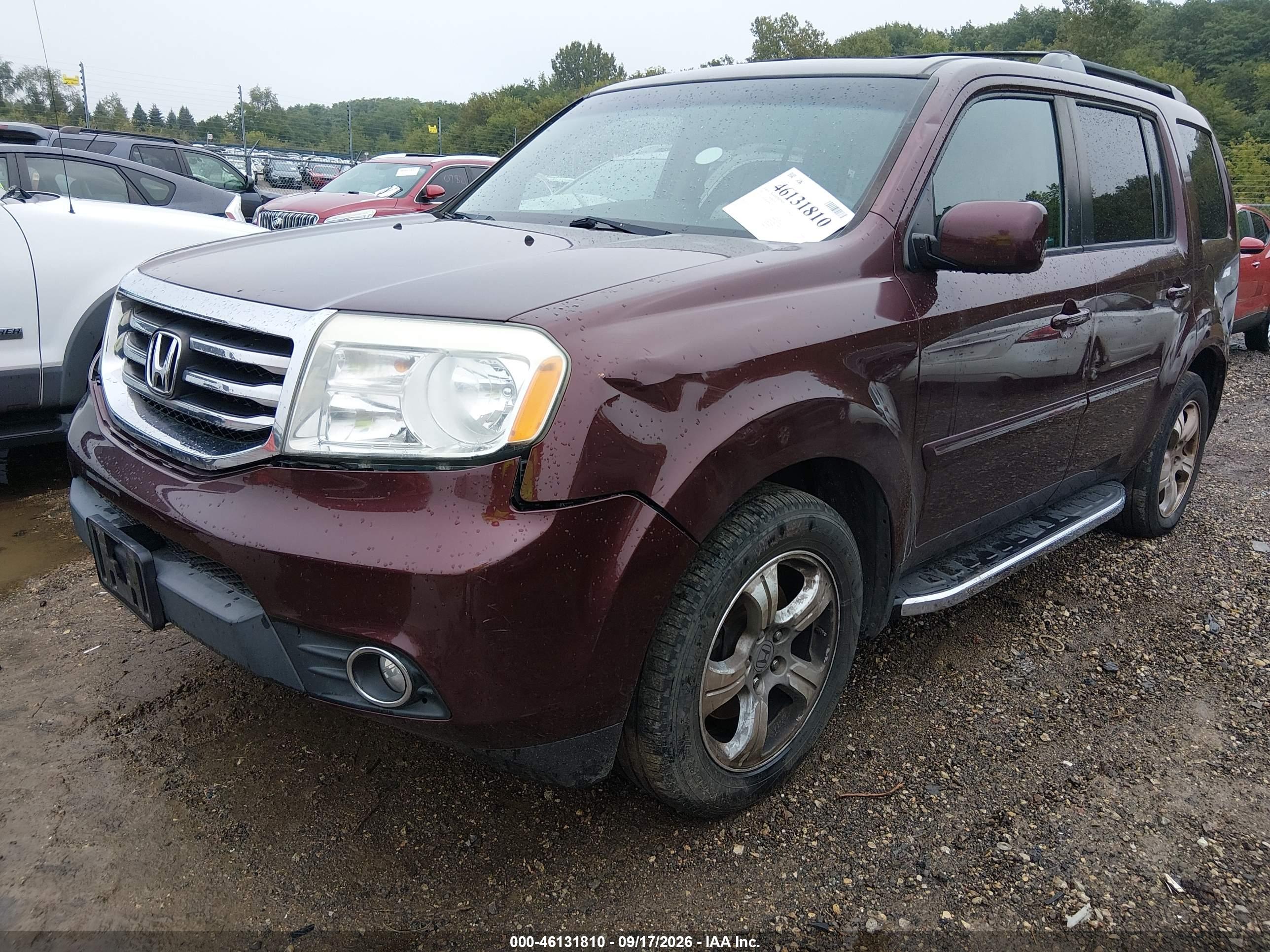 2013 HONDA PILOT EX-L — I2