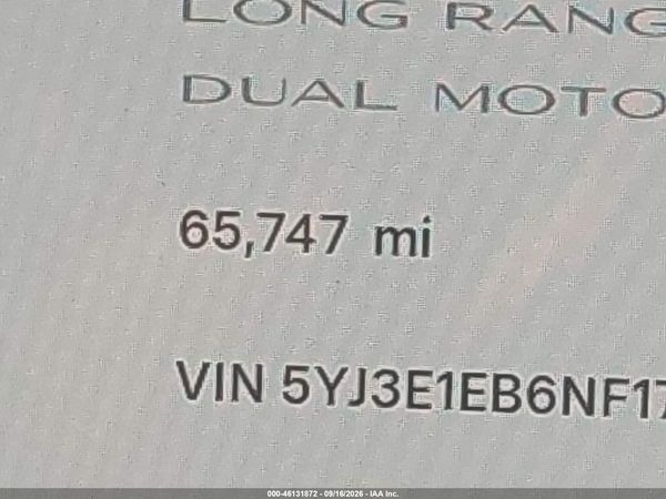 2022 TESLA MODEL 3 — I118