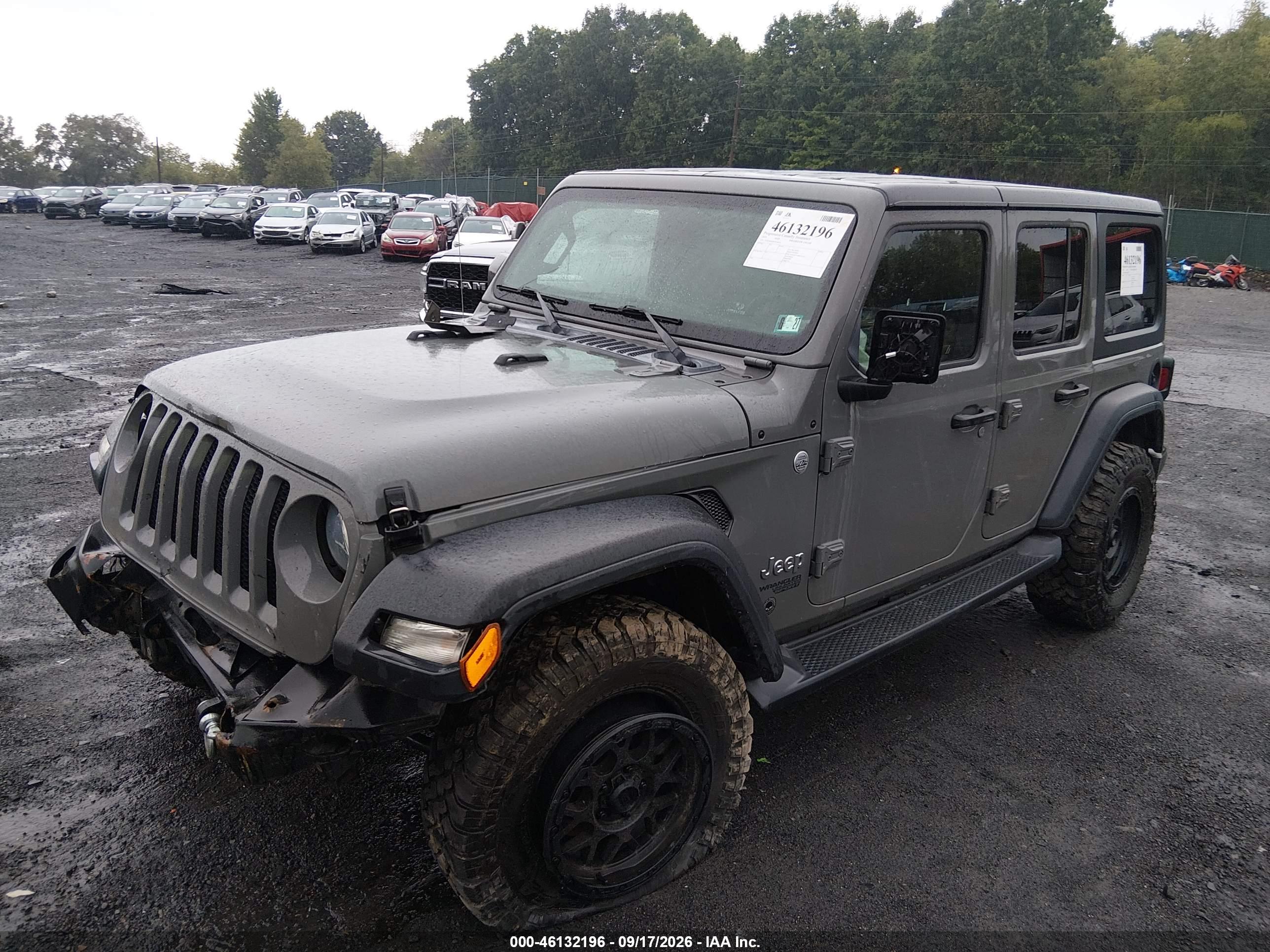 2019 JEEP WRANGLER UNLIMITED SPORT S 4X4 — I2