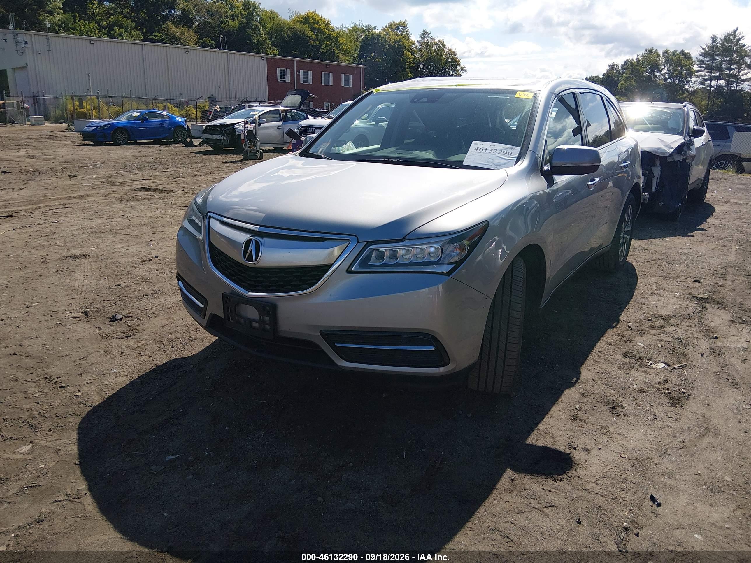 2016 ACURA MDX — I2