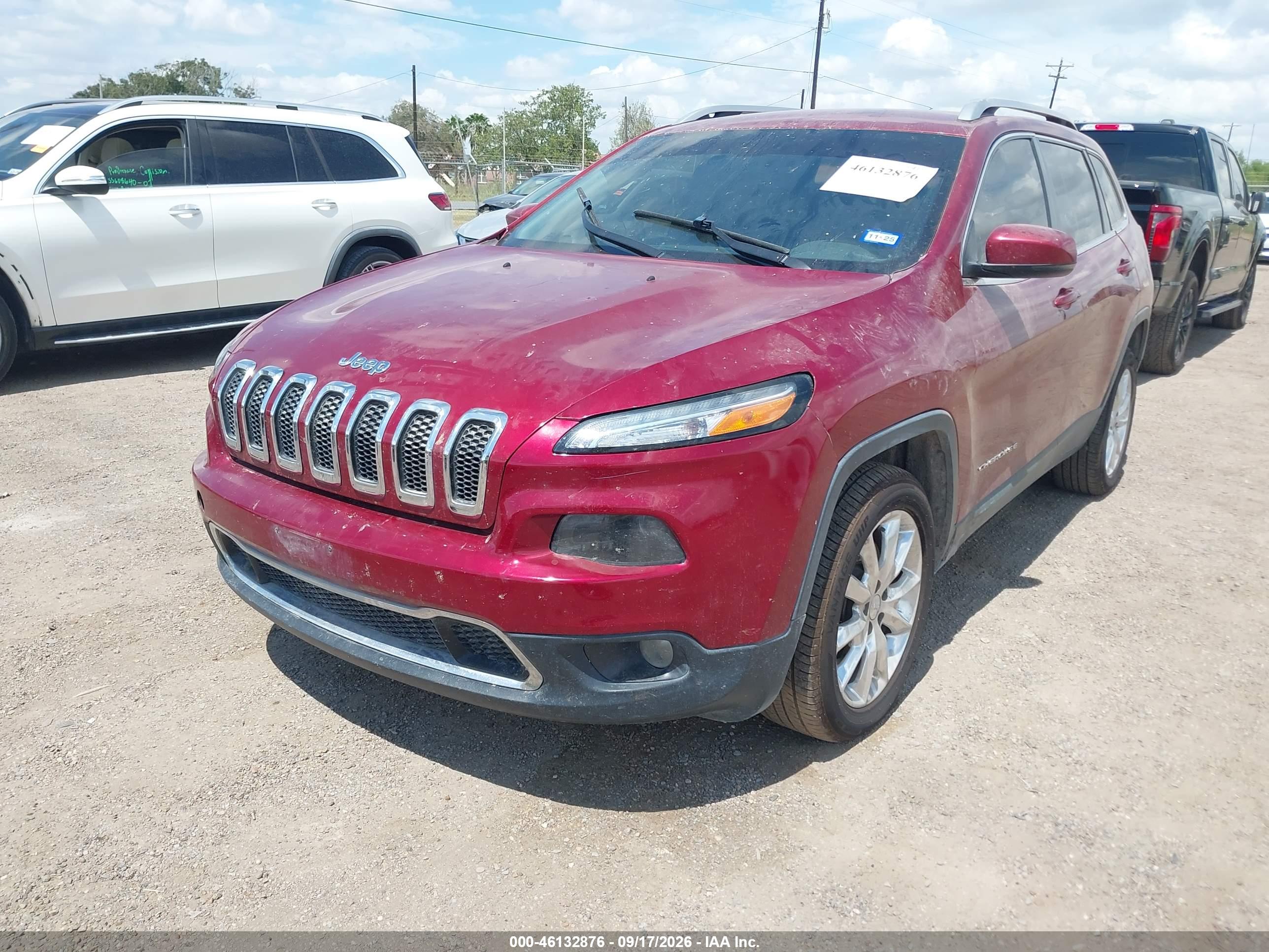 2017 JEEP CHEROKEE LIMITED 4X4 — I2