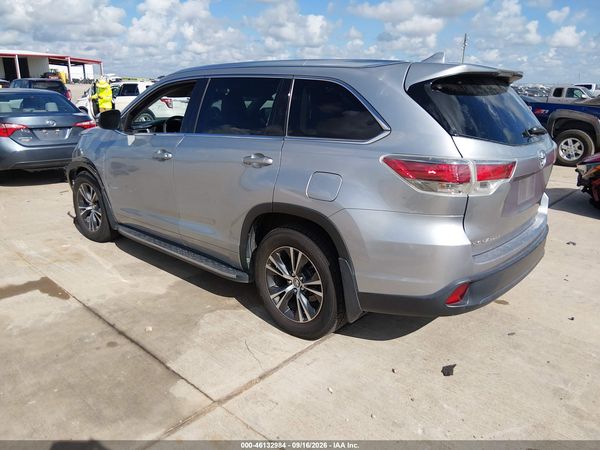 2016 TOYOTA HIGHLANDER XLE V6 — I3