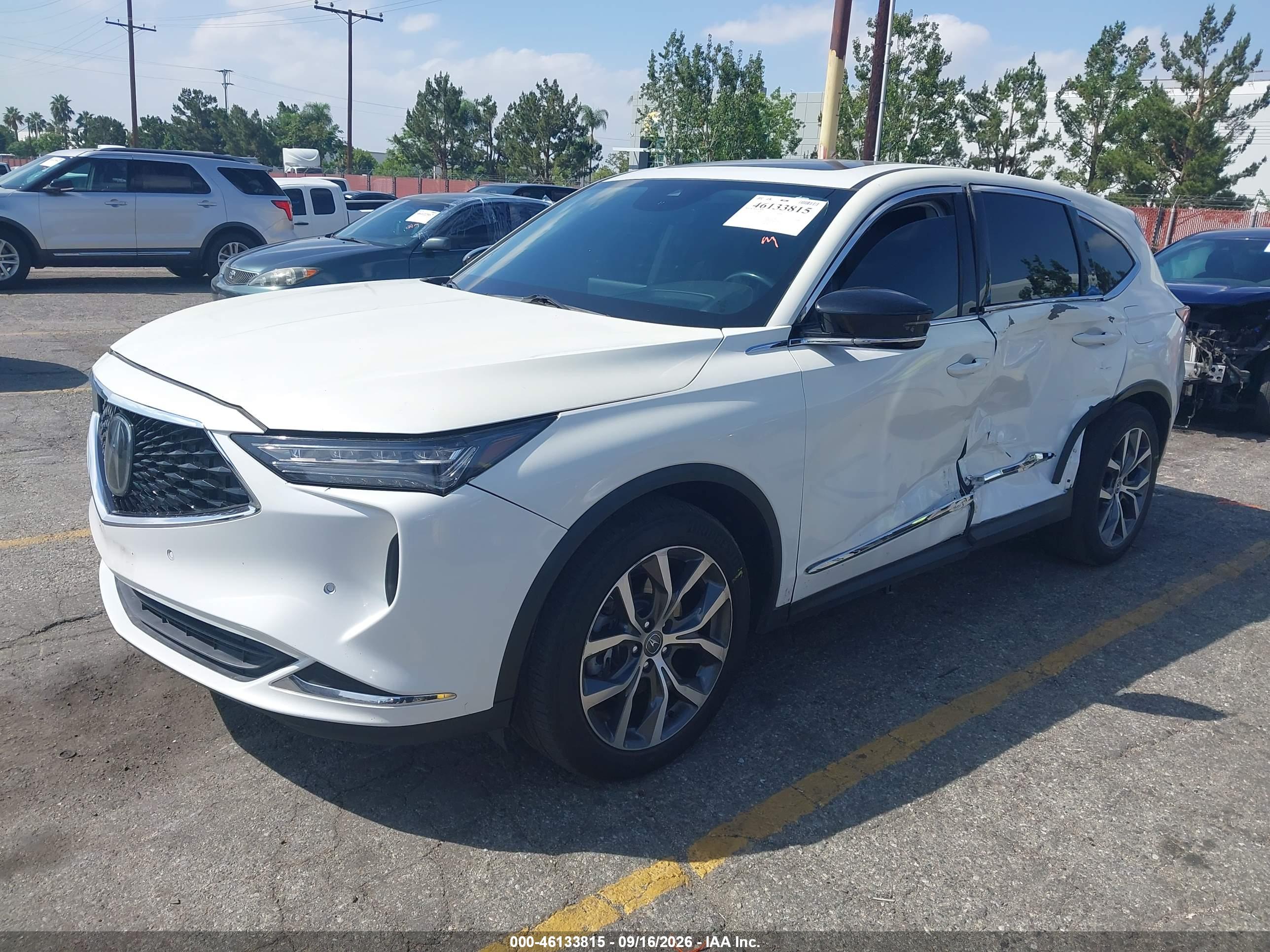 2022 ACURA MDX TECHNOLOGY PACKAGE — I2