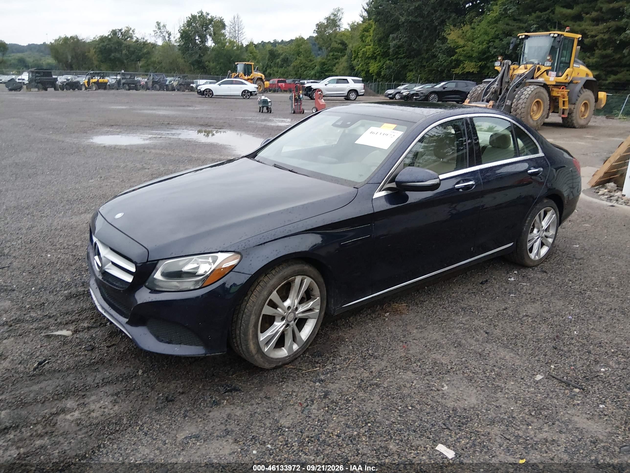 2016 MERCEDES-BENZ C 300 4MATIC — I2