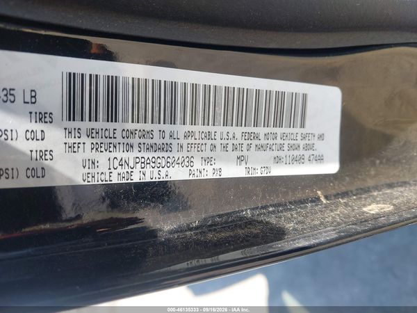 2016 JEEP PATRIOT SPORT SE — I9