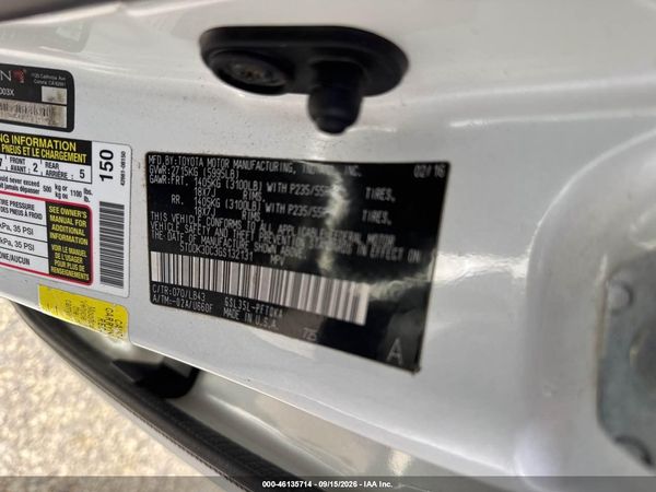 2016 TOYOTA SIENNA LIMITED 7 PASSENGER — I9