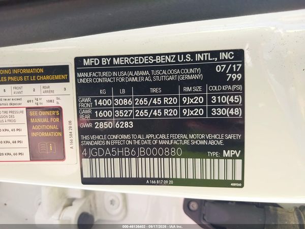 2018 MERCEDES-BENZ GLE 350 4MATIC — I9