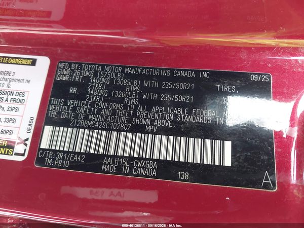 2025 LEXUS RX 350H PREMIUM — I152
