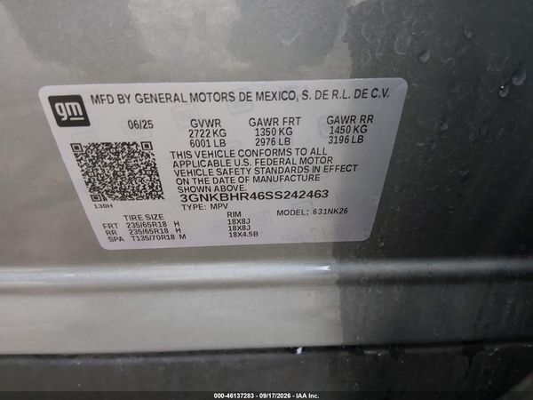 2025 CHEVROLET BLAZER AWD 2LT — I9
