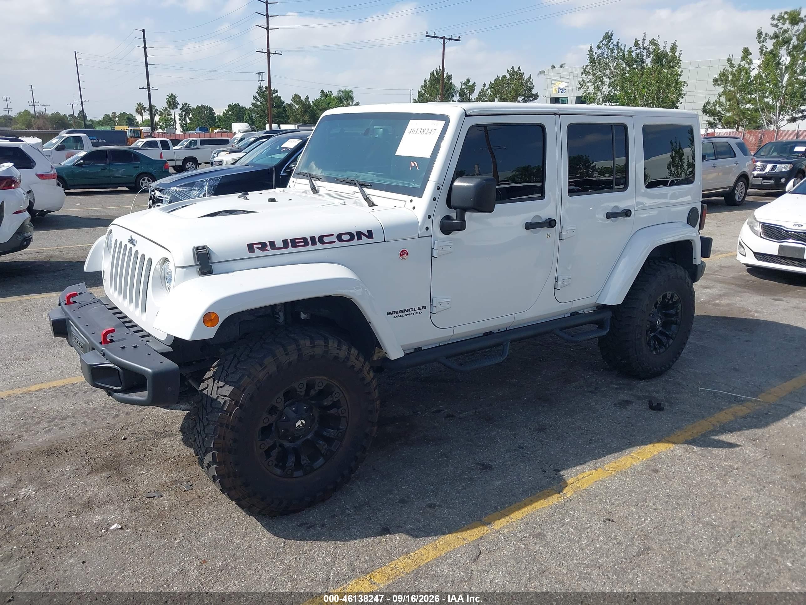 2017 JEEP WRANGLER UNLIMITED RUBICON HARD ROCK 4X4 — I2
