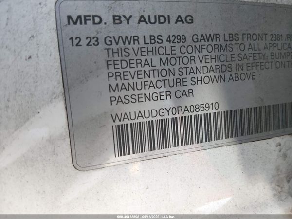 2024 AUDI A3 — I9