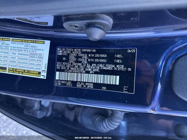 2022 LEXUS RX 450HL LUXURY — I9