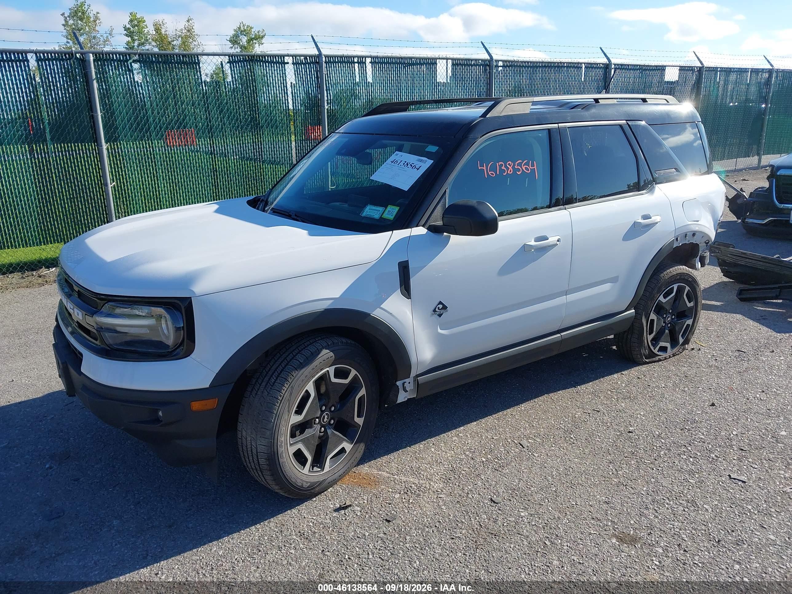 2021 FORD BRONCO SPORT OUTER BANKS — I2