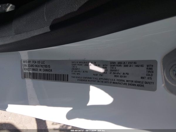 2026 CHRYSLER PACIFICA SELECT — I9