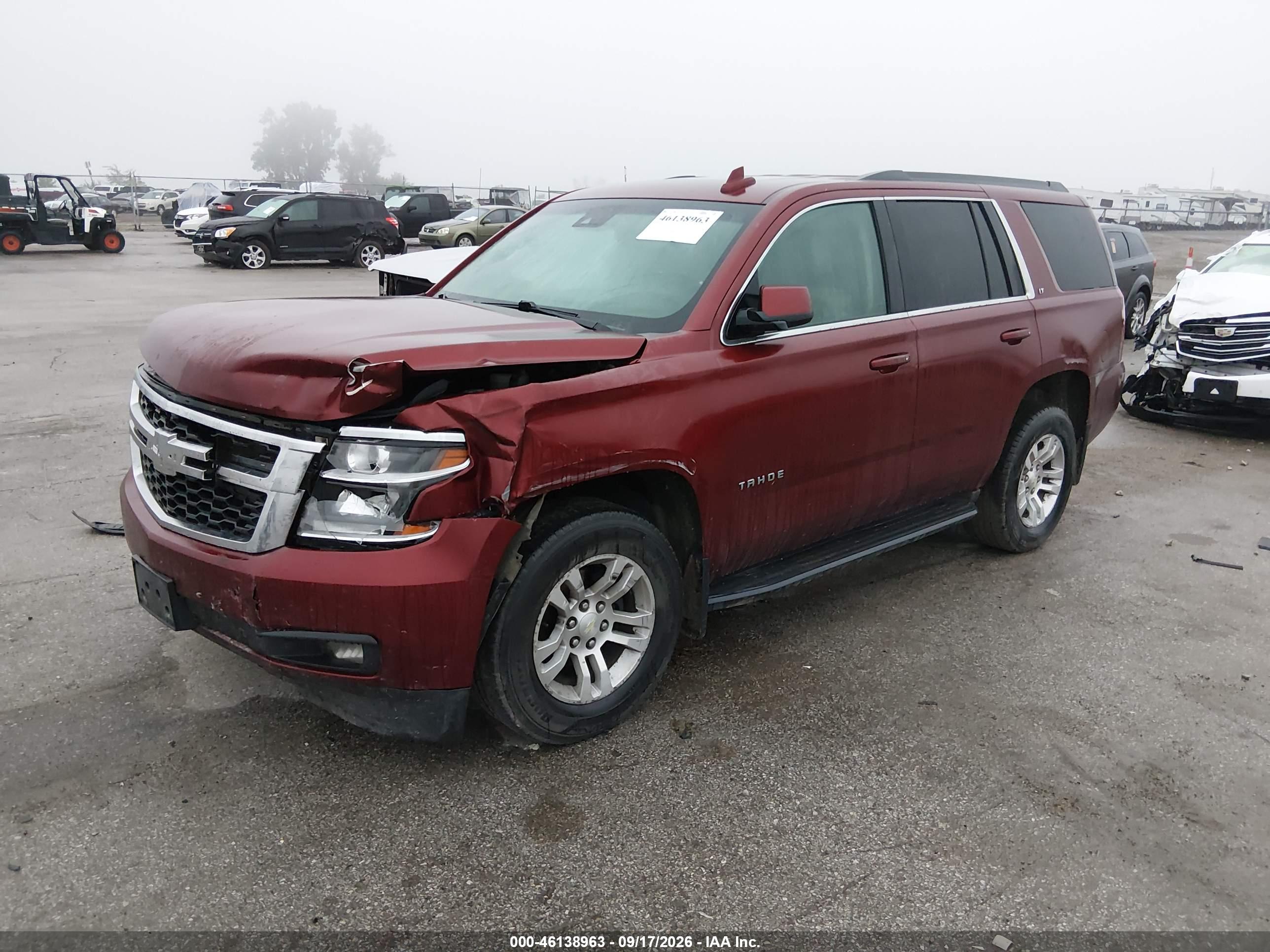 2016 CHEVROLET TAHOE LT — I2