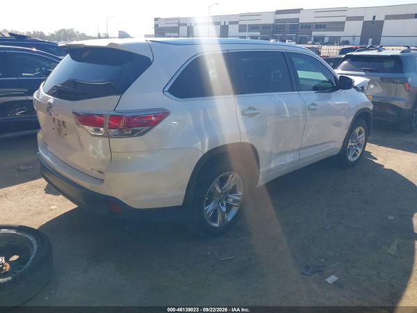 2016 TOYOTA HIGHLANDER LIMITED V6 — I4