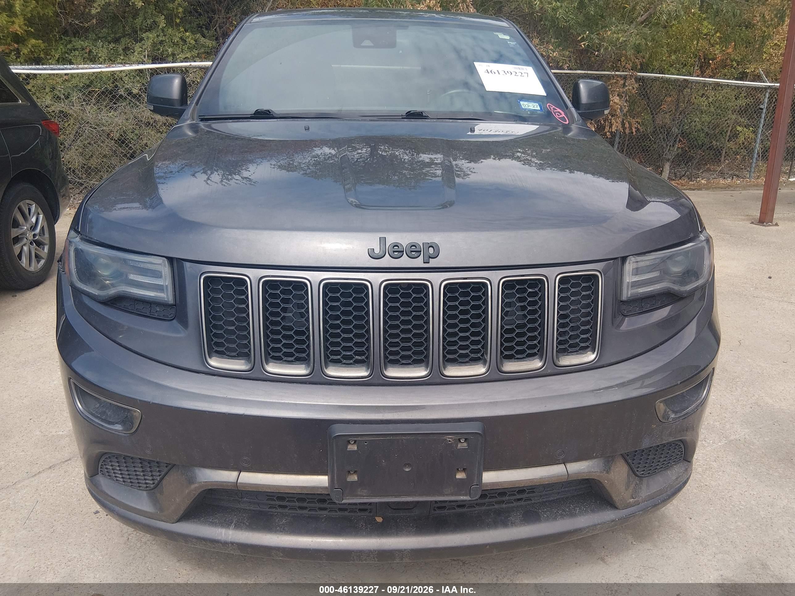 2016 JEEP GRAND CHEROKEE HIGH ALTITUDE — I6