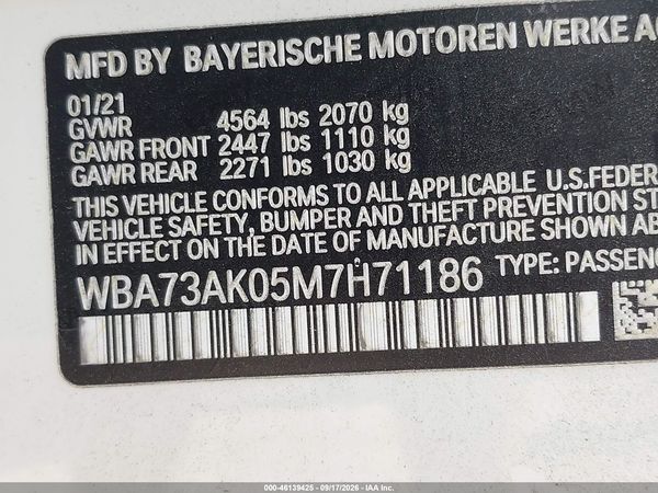 2021 BMW 228I GRAN COUPE XDRIVE — I9