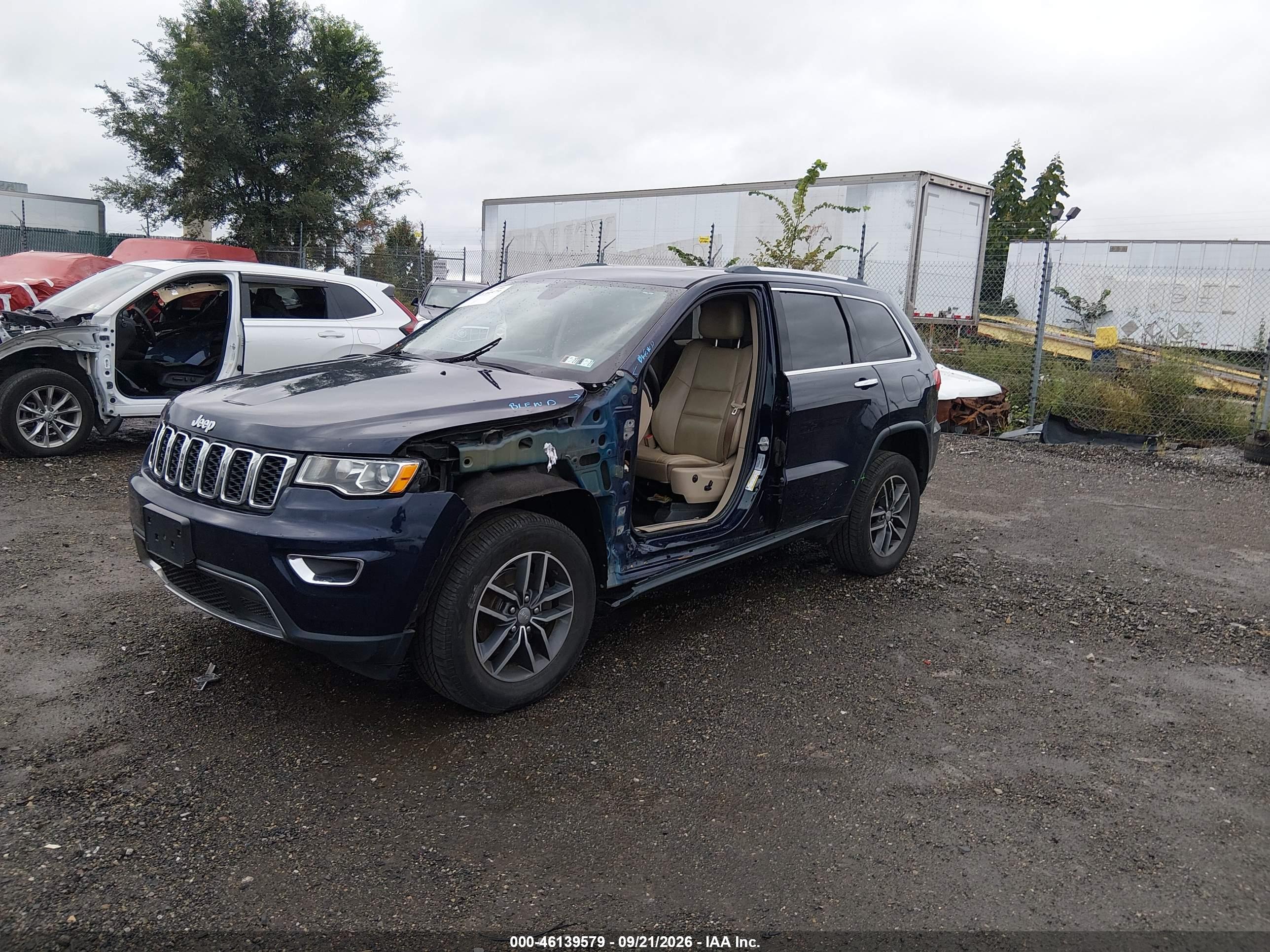 2017 JEEP GRAND CHEROKEE LIMITED 4X4 — I2