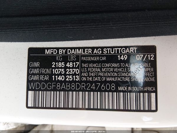 2013 MERCEDES-BENZ C 300 LUXURY 4MATIC — I9