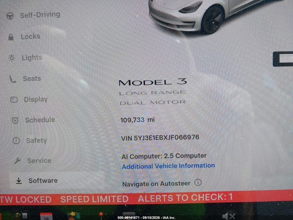 2018 TESLA MODEL 3 LONG RANGE/PERFORMANCE — I7