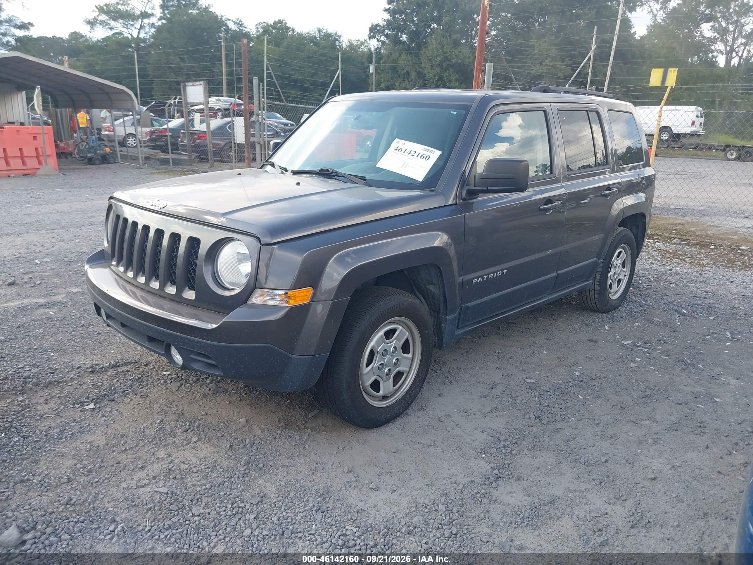 2016 JEEP PATRIOT SPORT — I2