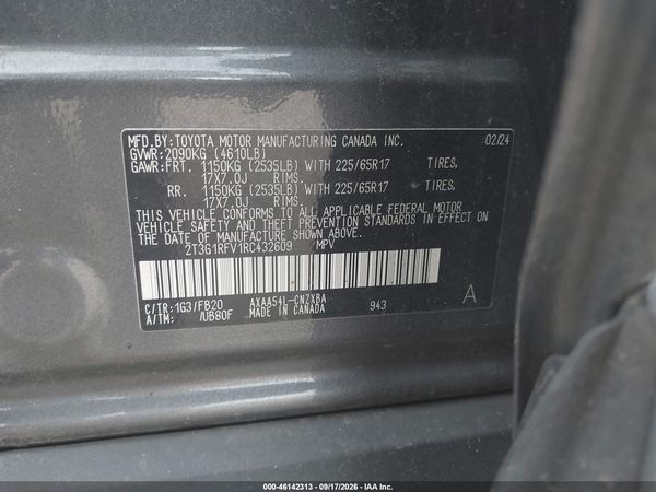 2024 TOYOTA RAV4 LE — I9