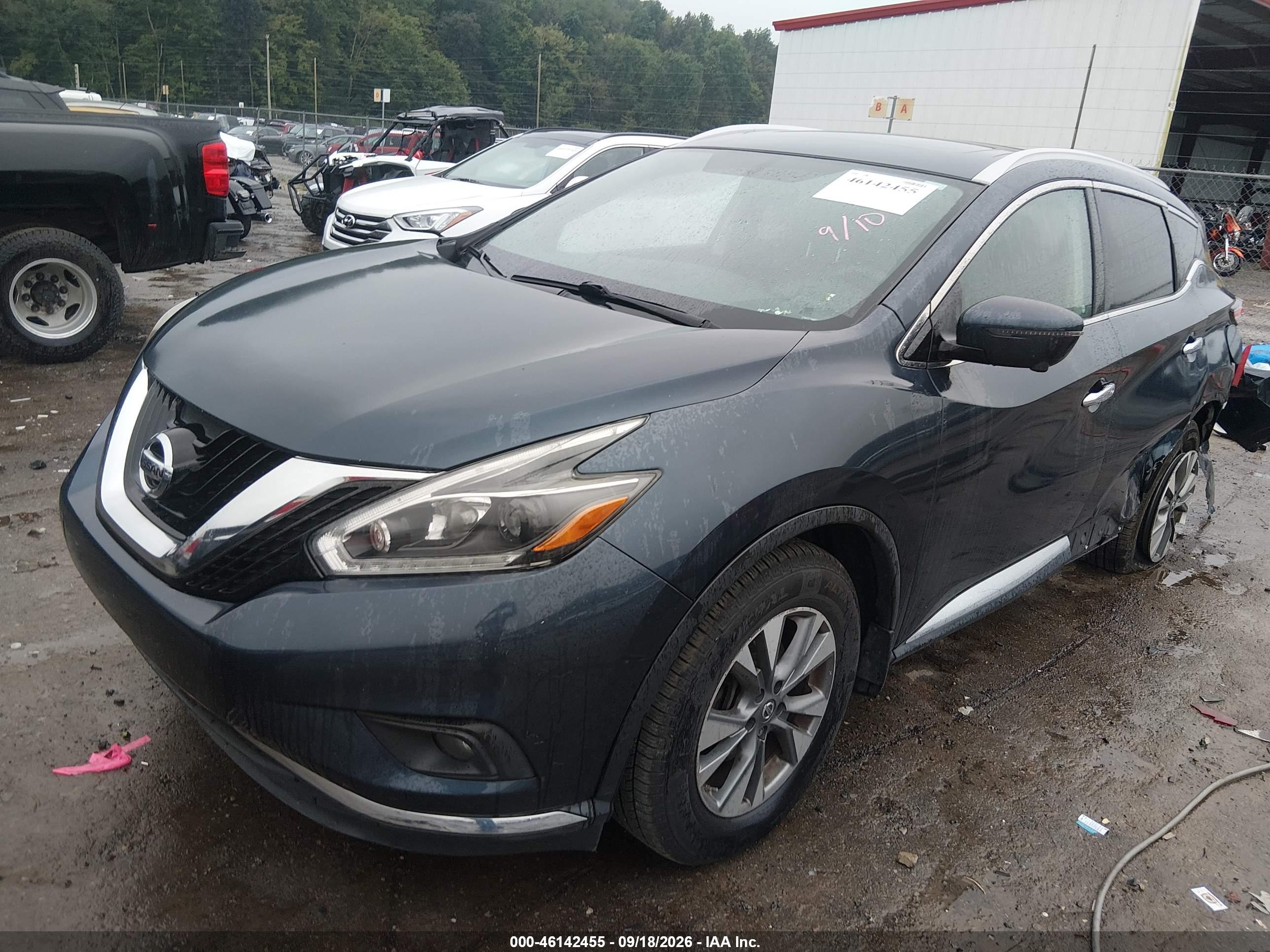 2018 NISSAN MURANO PLATINUM/S/SL/SV — I2