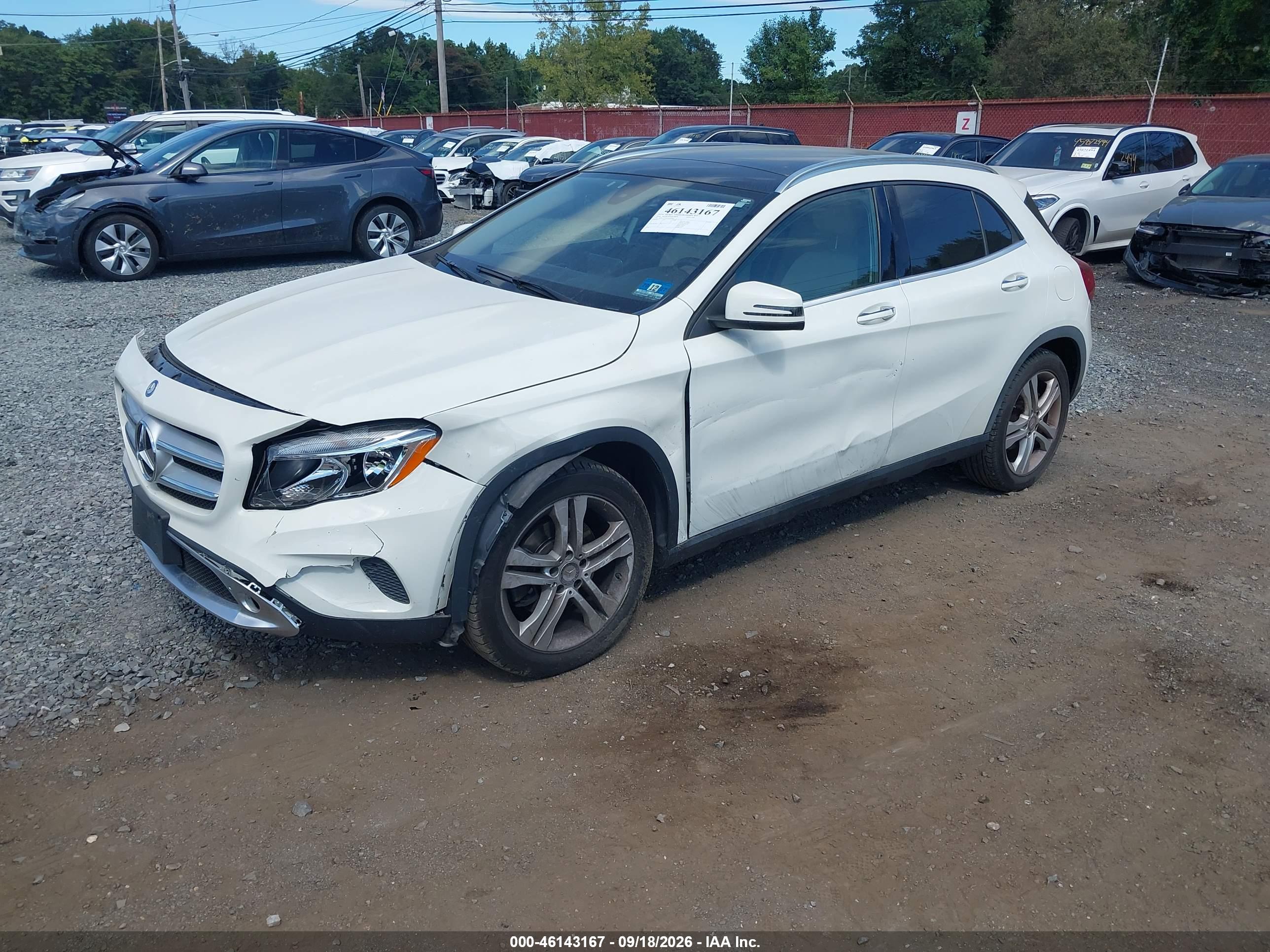 2016 MERCEDES-BENZ GLA 250 4MATIC — I2