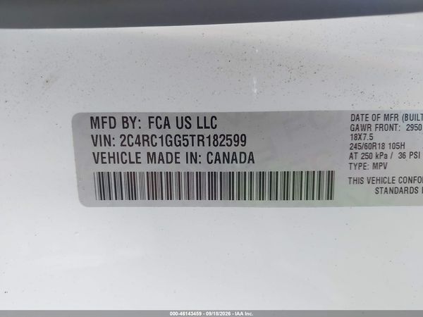 2026 CHRYSLER PACIFICA LIMITED — I9