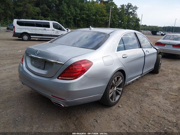 2015 MERCEDES-BENZ S 550 4MATIC — I4