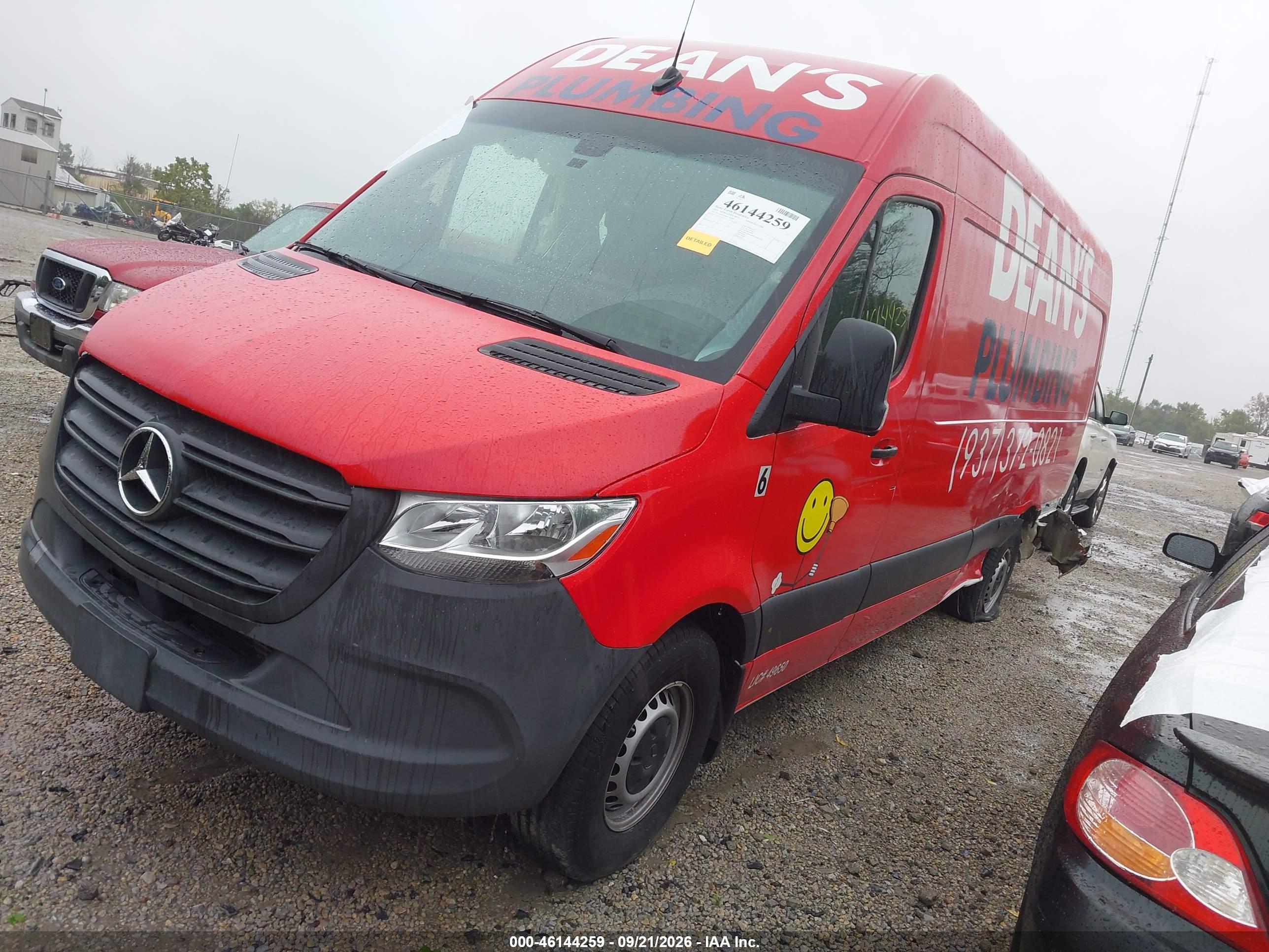 2023 MERCEDES-BENZ SPRINTER 2500 HIGH ROOF 4-CYL GAS — I2