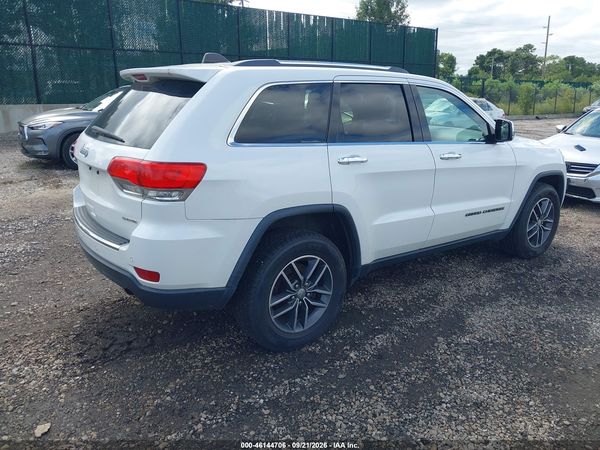 2017 JEEP GRAND CHEROKEE LIMITED 4X4 — I4
