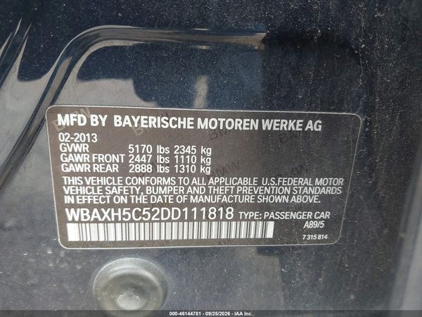 2013 BMW 528I XDRIVE — I9