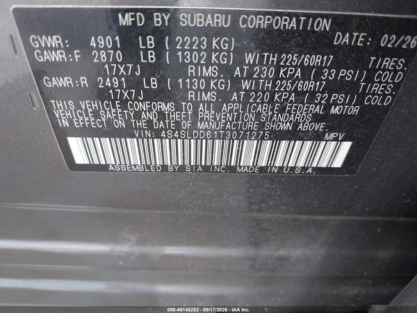 2026 SUBARU FORESTER PREMIUM — I9