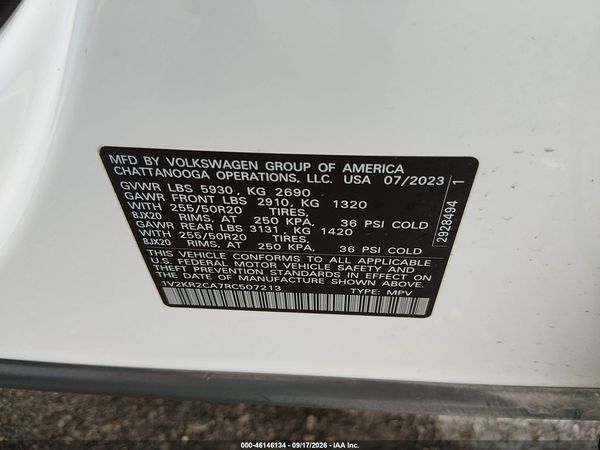 2024 VOLKSWAGEN ATLAS 2.0T SE W/TECHNOLOGY — I9