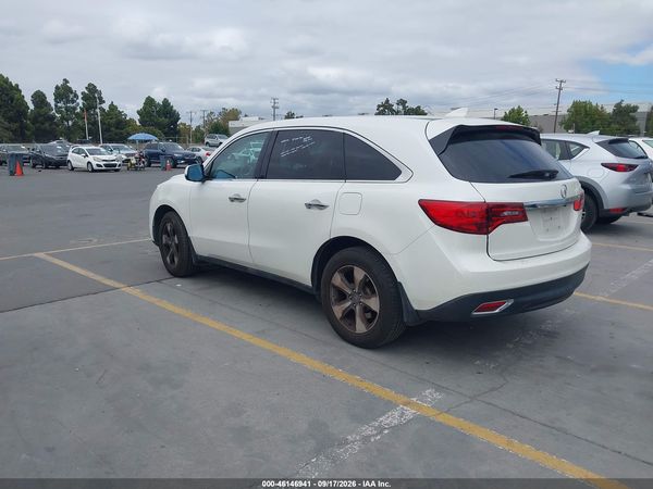 2016 ACURA MDX ACURAWATCH PLUS PACKAGE — I3