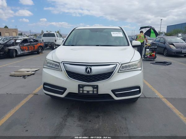 2016 ACURA MDX ACURAWATCH PLUS PACKAGE — I115
