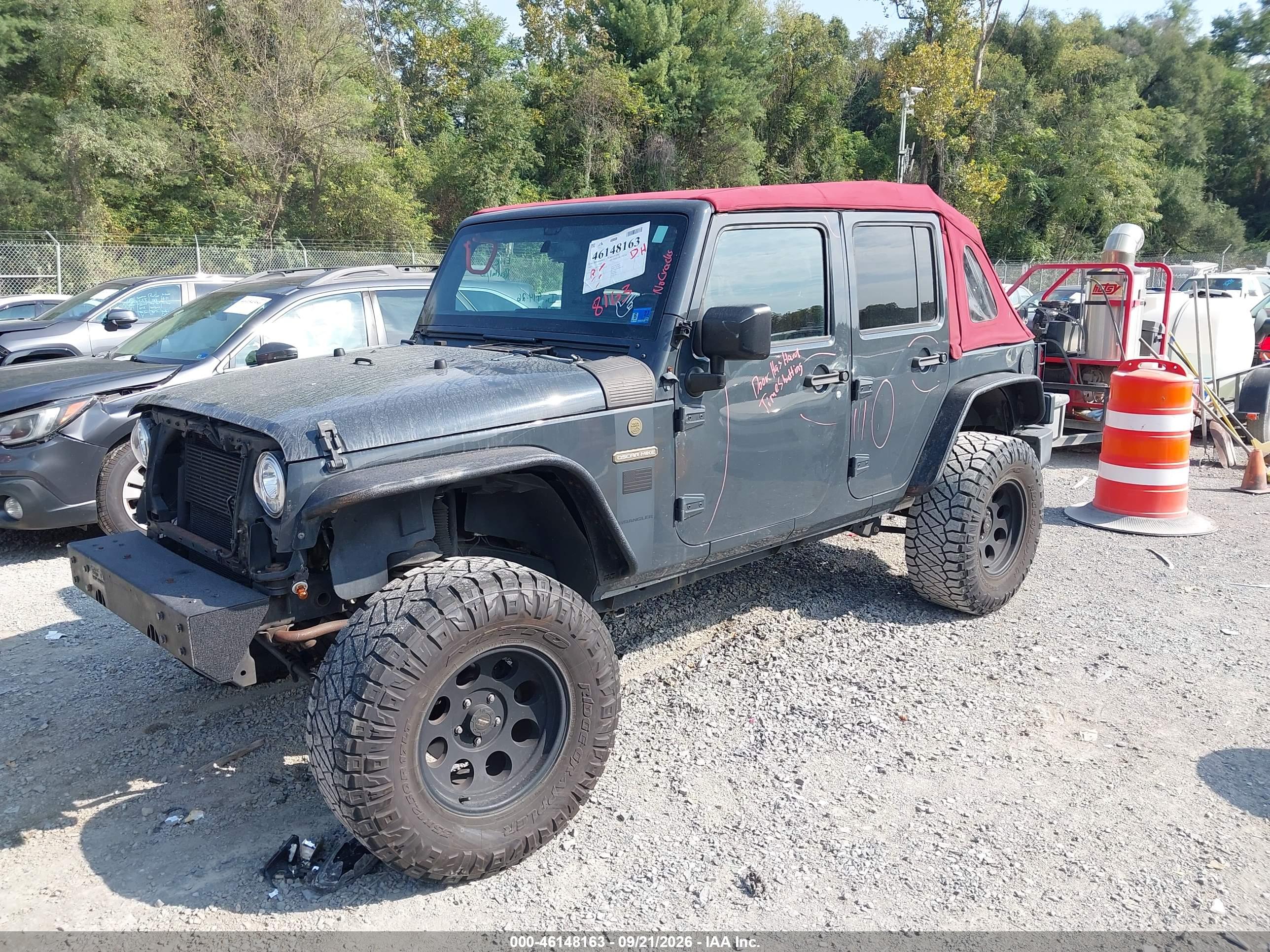 2017 JEEP WRANGLER UNLIMITED FREEDOM 4X4 — I2