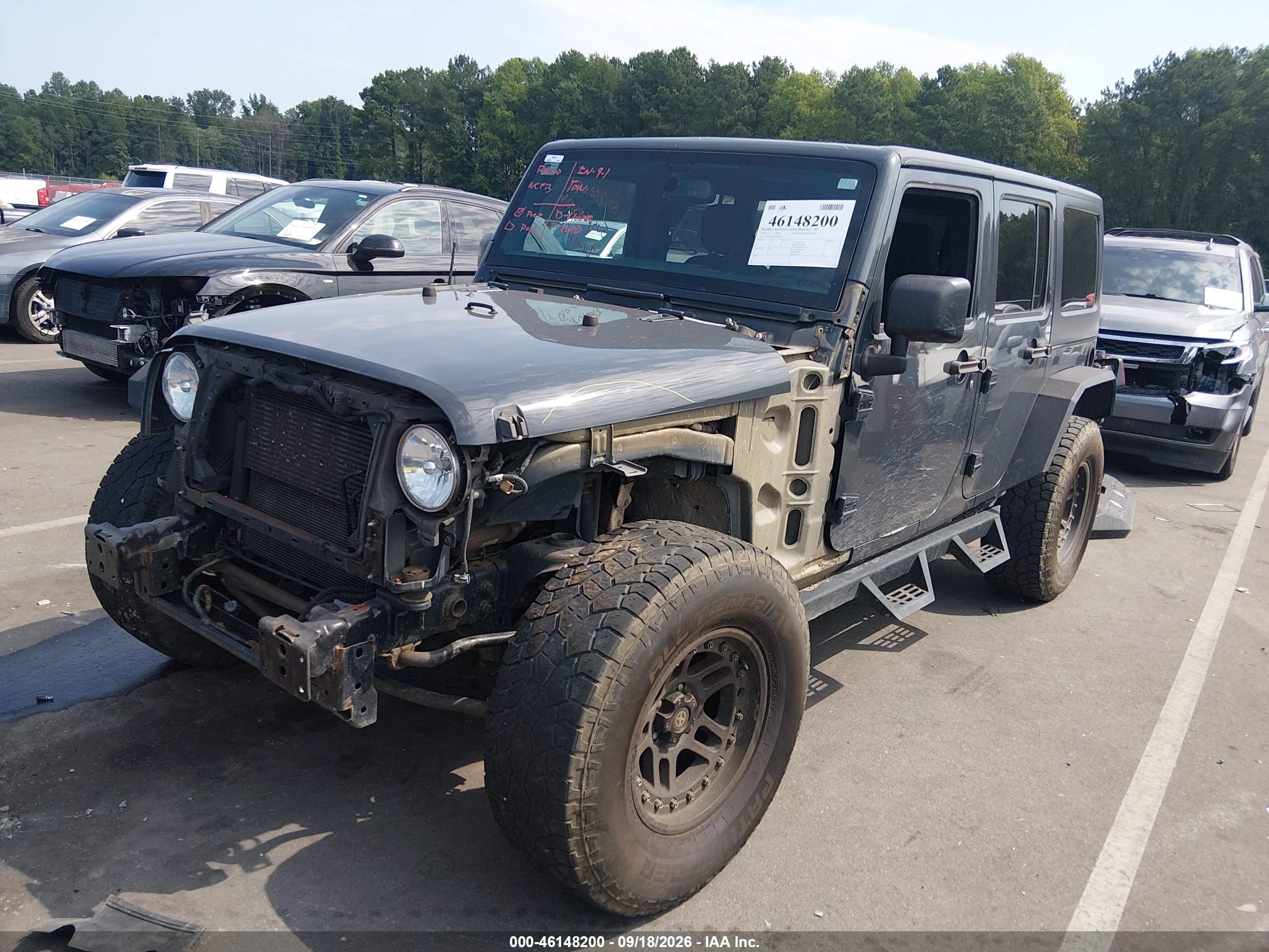 2018 JEEP WRANGLER JK UNLIMITED SPORT S 4X4 — I2