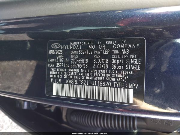 2026 HYUNDAI PALISADE SEL 7P — I9