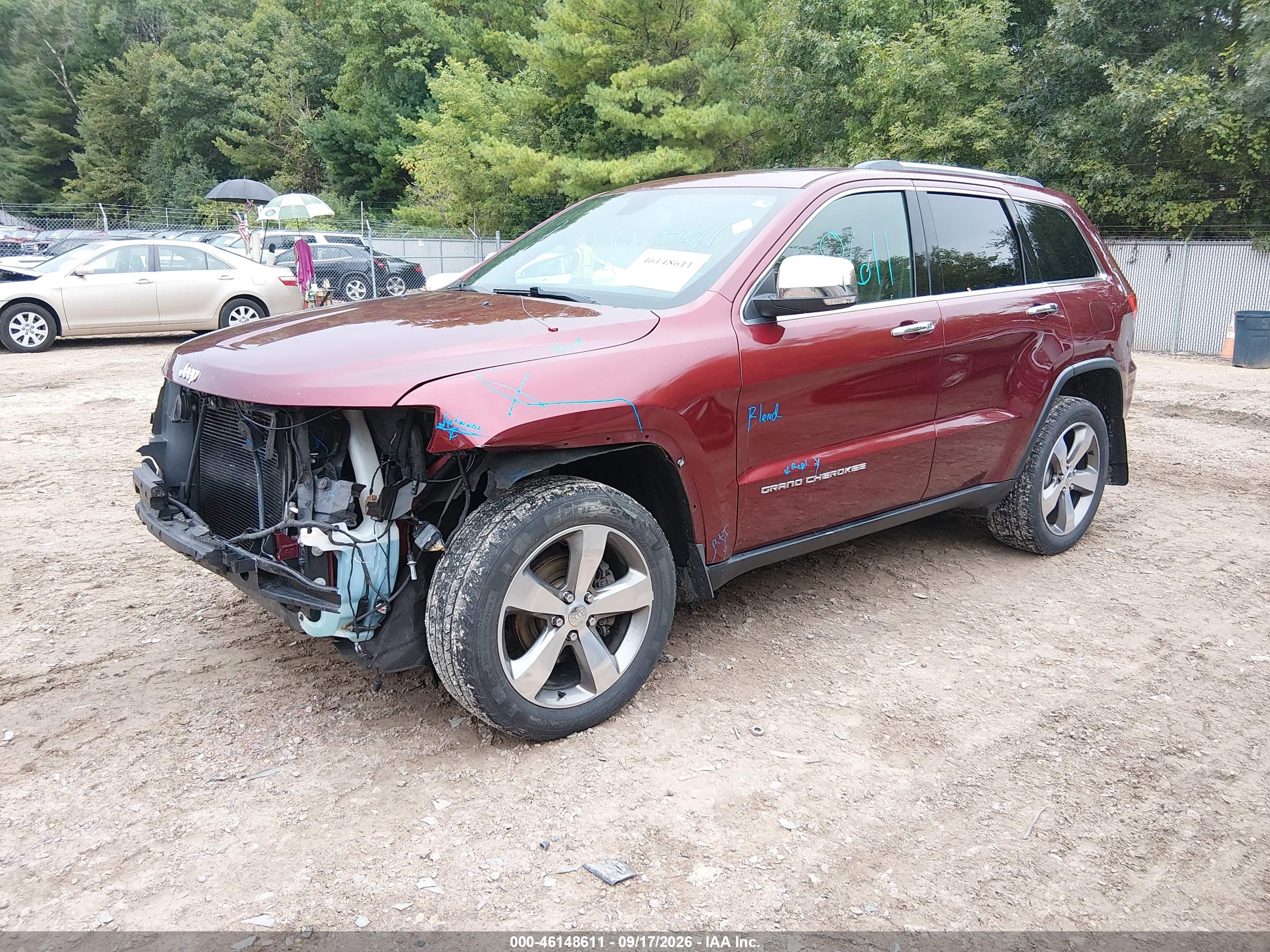 2016 JEEP GRAND CHEROKEE LIMITED — I2