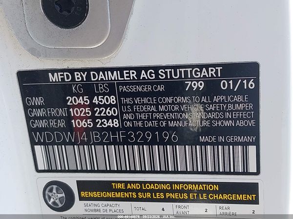 2017 MERCEDES-BENZ C 300 C300 — I9