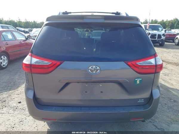2015 TOYOTA SIENNA LE 7 PASSENGER — I119