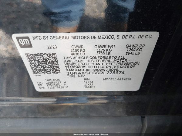 2024 CHEVROLET EQUINOX AWD LS — I9