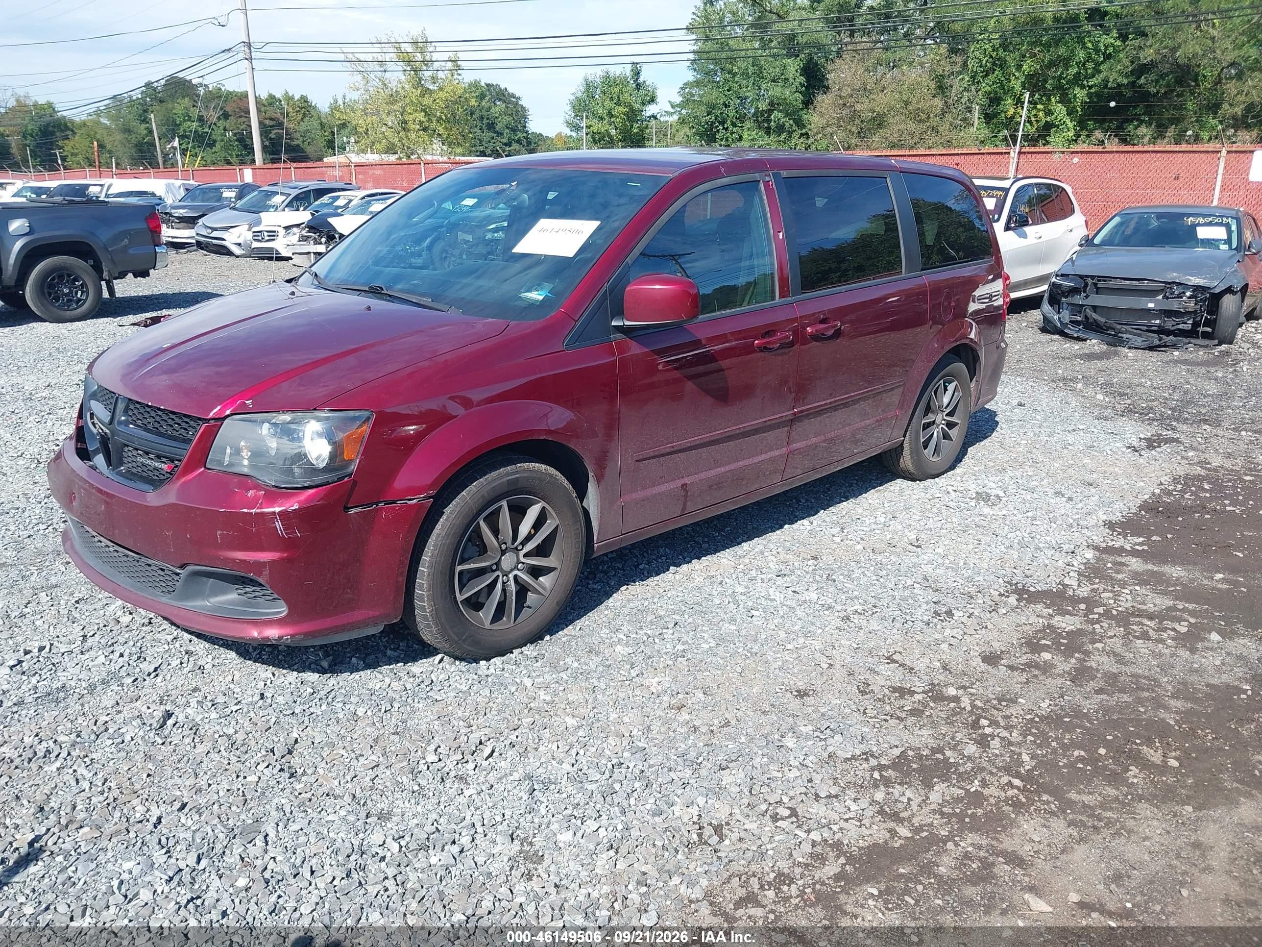 2017 DODGE GRAND CARAVAN SE PLUS — I2